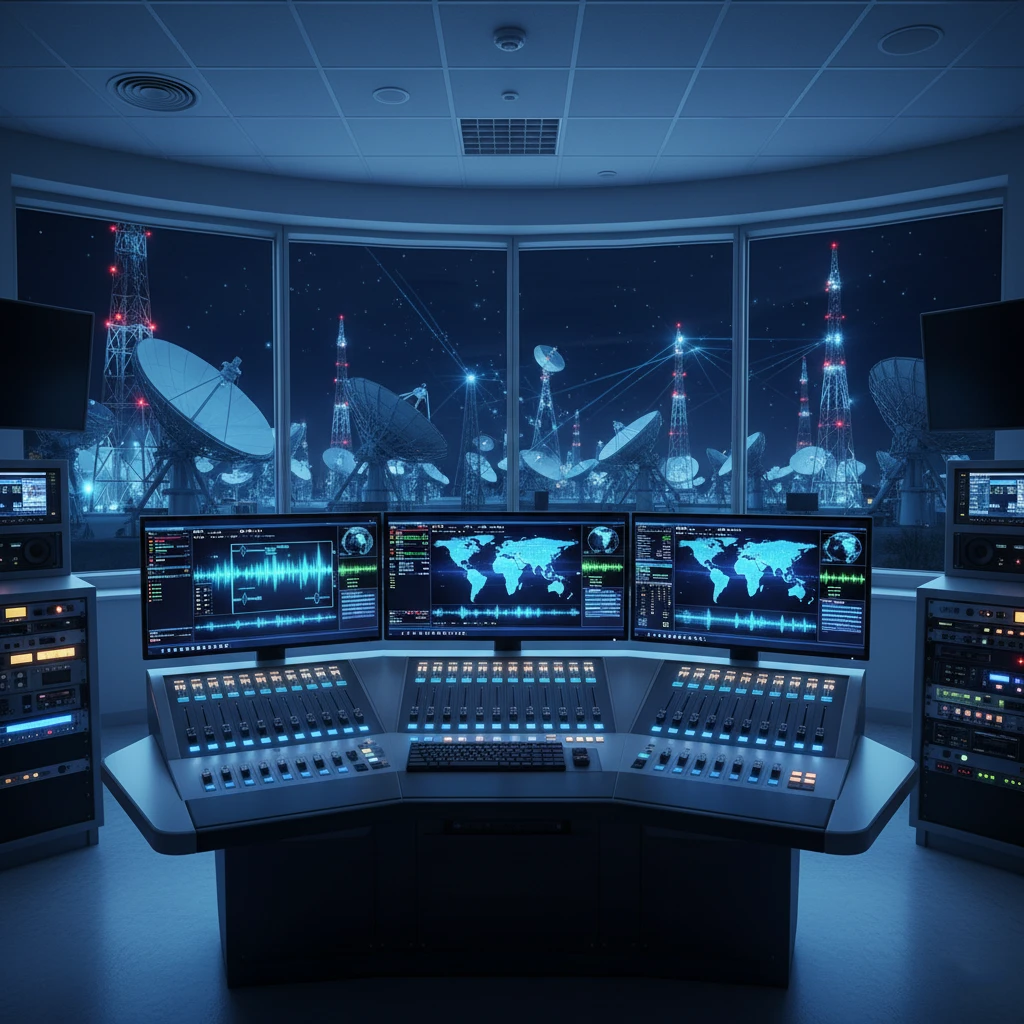 Siri Sounds satellite operations and broadcast facility